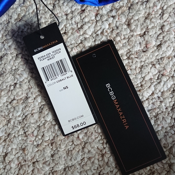 BCBG MaxAzria royal blue color clutch - Picture 3 of 10